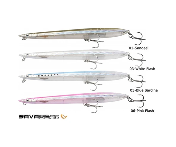 Savage Gear Sandeel Surf Walker 15.5 Cm 23g Suni Yem F03-White Flash ürün görseli