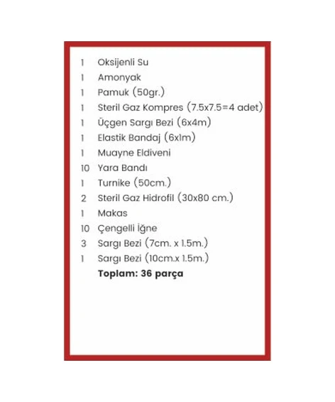 Tekne İlkyardım Çantası - Resim 2