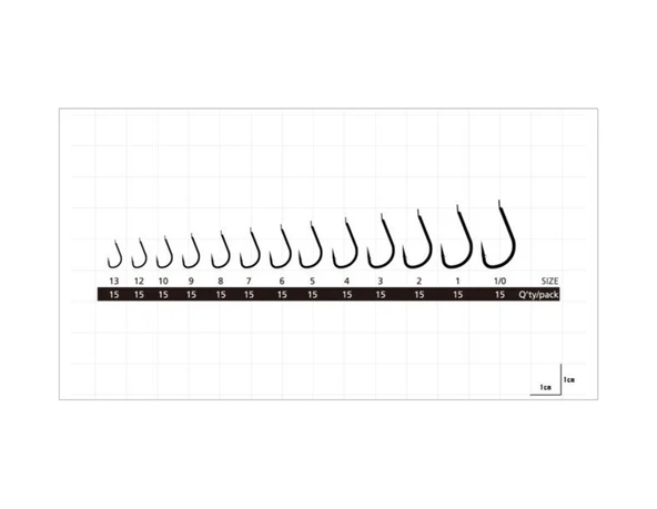 Hayabusa Hızu 912 Kısa Dövme Olta İğnesi 15'li Paket Nikel No: 5 ürün görseli