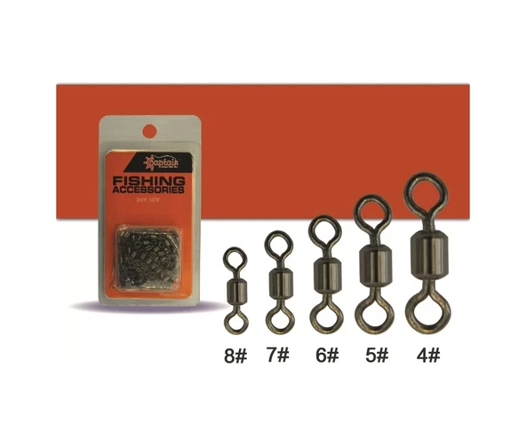 Captain 5195 Fırdöndü Rulmanlı Crane 100'lü Paket Black Nikel 6 ürün görseli