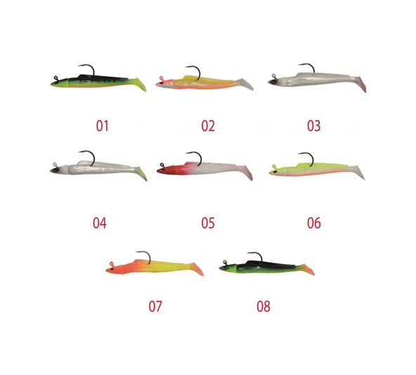 Captain 3533 Hiroshi Soft 12.5cm Levrek Silikonu Suni Balık 1 ürün görseli