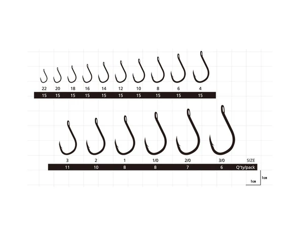 Hayabusa Hchn 018 Delikli Papağan Olta İğnesi Black Nikel No:2 - Resim 3