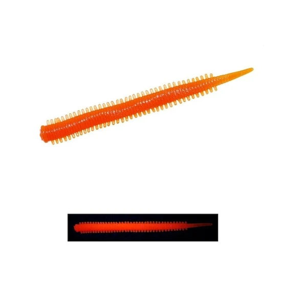 Fujın Yummy Sandworm 7Cm Lrf Silikonu (538462639) Pınk Glow - Resim 3