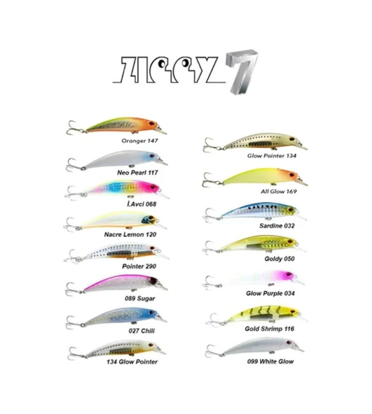 Fujin Ziggy 70Mm 9.6Gr Sinking All Glow -169 - Resim 2