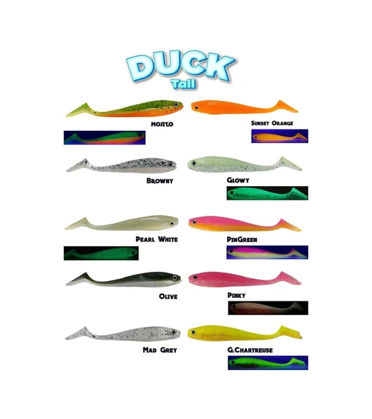 Fujin Duck Tail 9 Cm Glowy -Sb34 - 2