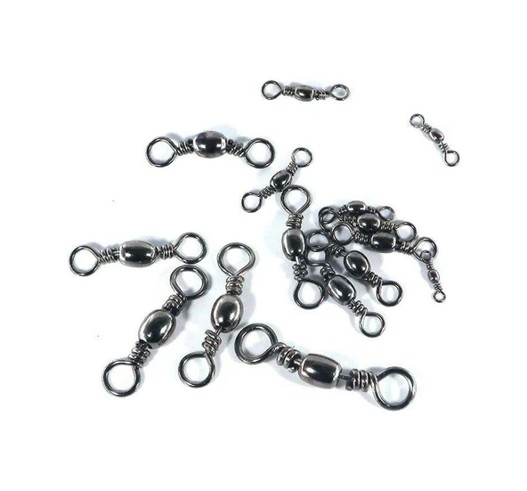 Fujin Barrel Swivel Fırdöndü Black Nickel 3-0 No - Resim 3