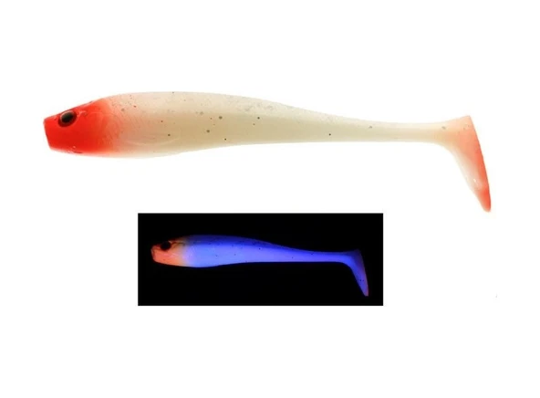 Fujin Duck Tail 9cm Silikon Balık Red Head ürün görseli