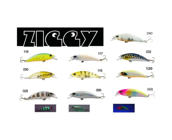 Fujin Ziggy 50Mm Lrf Maket Balık 120 Nacre Lemon - Resim 2