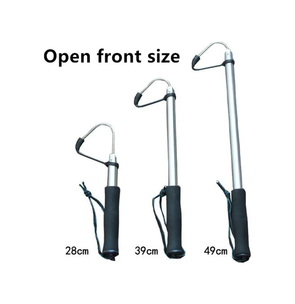 MSO Olta Balıkçılık Alüminyum & Paslanmaz Çelik Teleskopik Kakıç 90 CM - Resim 4