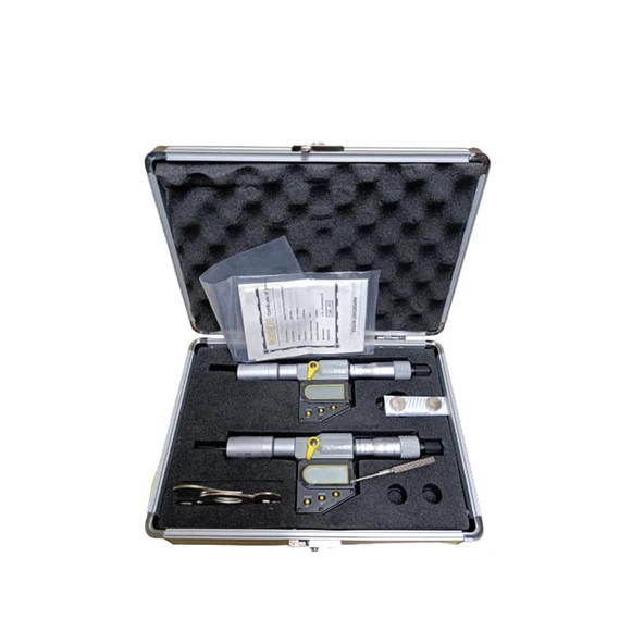 ASIMETO 6-12mmx0.001 2/3-NOKTA TEMASLI DİJİTAL MİKROMETRE