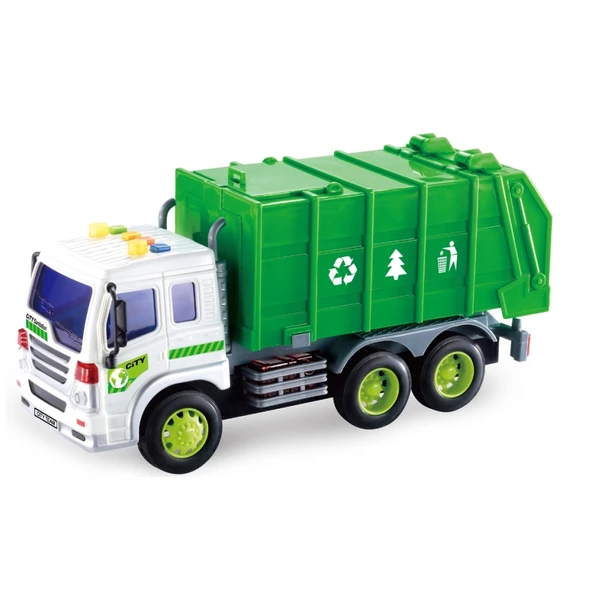 Farbu Sesli Işıklı Çöp Kamyonu  WY320A - 4