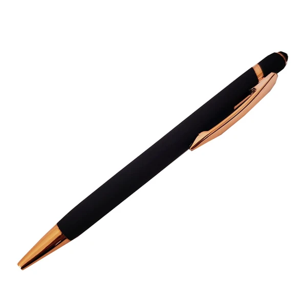 Periboia Siyah Tükenmez Rubber Kalem Touchpen