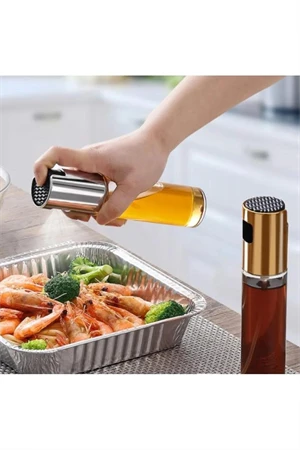 Çok Amaçlı Cam Şişe Püskürtmeli Dağıtıcı Spreyli Yağdanlık Limonluk Sirke Sosluk Şişe - 5