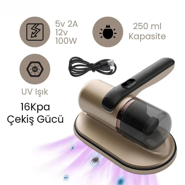 Periboia Kablosuz El Süpürgesi Gold - 2