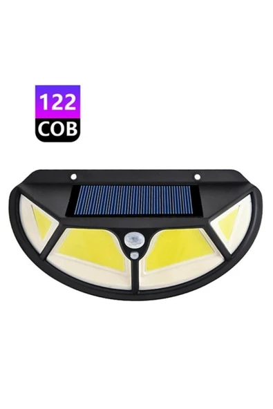Periboia Fonksiyonel Sensörlü 122 Ledli Solar Bahçe Lambası