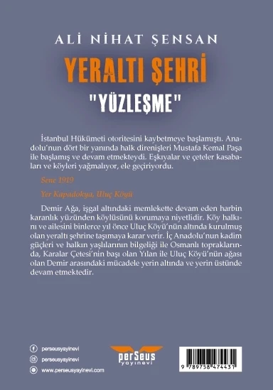 Yeraltı Şehri - Yüzleşme- : Ali Nihat Şensan- Perseus Yayınevi - Resim 2