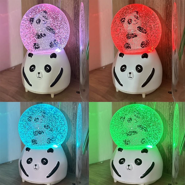 Periboia Büyük Boy Panda Kar Küresi - Resim 2