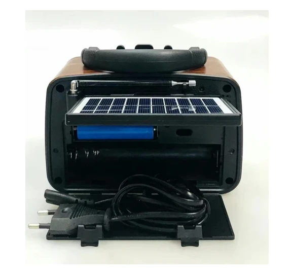 Powerdex RX-BT1110S Retro Radyo Solar Enerjili, Bluetooth, Usb, Fm/am/sw Kahverengi - 4