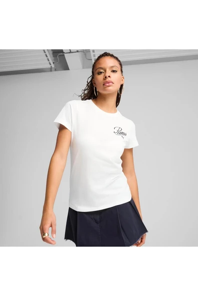 PUMA KADIN SCRIPT TEE TİŞÖRT 68498202 - 5