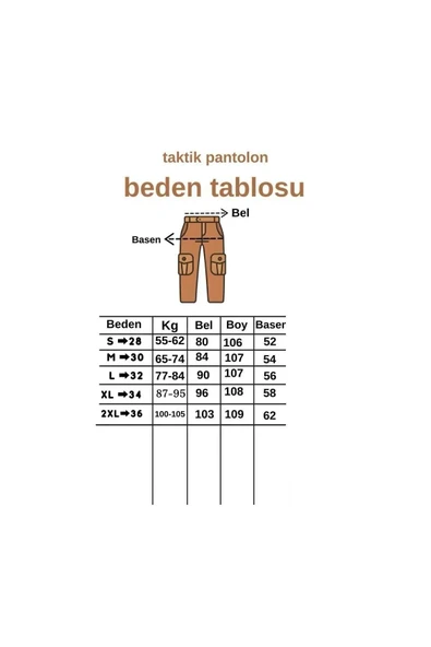 Valmira Kargo Taktik Pantolon Outdoor - 3
