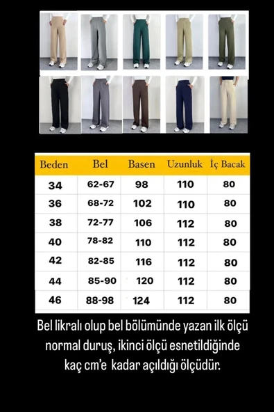 Valmira Kadın Likralı Cırt Kapama Siyah Palazzo Pantolon - 2