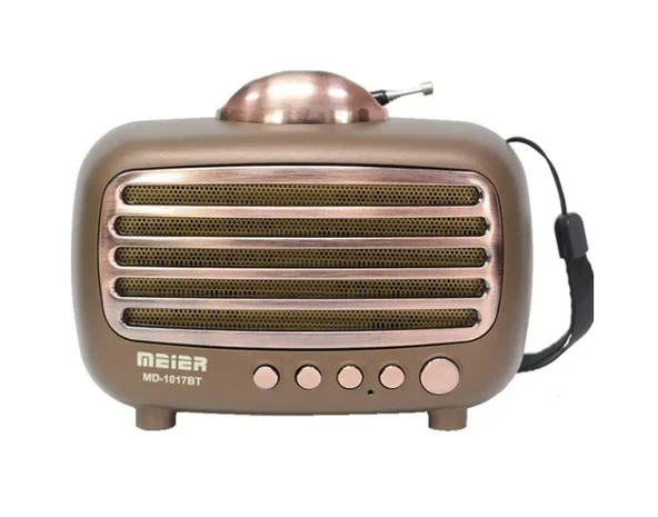 Powerdex MD-1017BT Bluetooth Fm Radyo Mp3 Çalar USB Tf Kart Destekli Şarjlı Taşınabilir Hoparlör - 2
