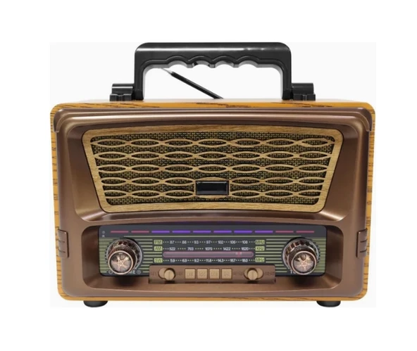 Powerdex M-1806BT Taşınabilir Radyo (Am/fm/sw), Bluetooth, Usb/tf Kart, Mp3 Çalar, Uzaktan Kumandalı