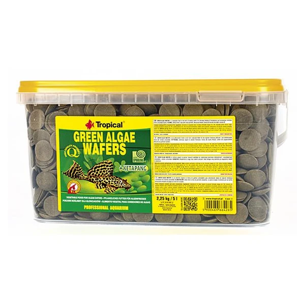 Tropical Green Algae Wafers 5Lt 2,25Kg - Vatoz ve Çöpçü Balığı Yemi ürün görseli