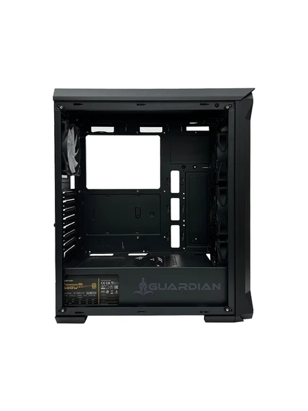 Dark Guardian 4x12cm FRGB Led Fanlı Cam Yan Panelli USB 3.0 Bilgisayar Kasası - 9