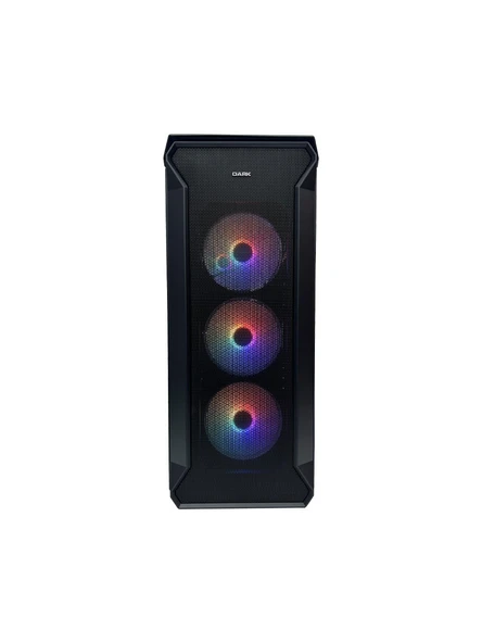 Dark Guardian 4x12cm FRGB Led Fanlı Cam Yan Panelli USB 3.0 Bilgisayar Kasası - 7