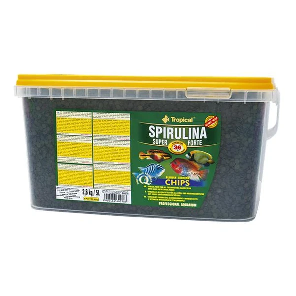 Tropical Super Spirulina Forte Chips 5Lt 2,6Kg