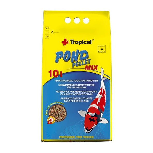 Tropical Pond Pellet Mix Size M 50Lt 5Kg