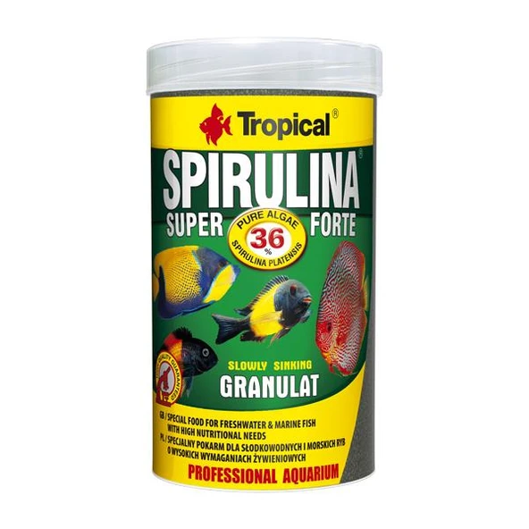 Tropical Super Spirulina Forte Granulat 250ml 150gr
