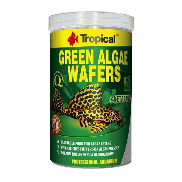 Tropical Green Algae Wafers 250ml 113gr ürün görseli