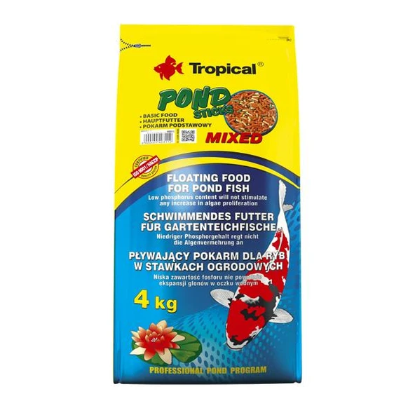 Tropical Pond Sticks Mixed 4Kg