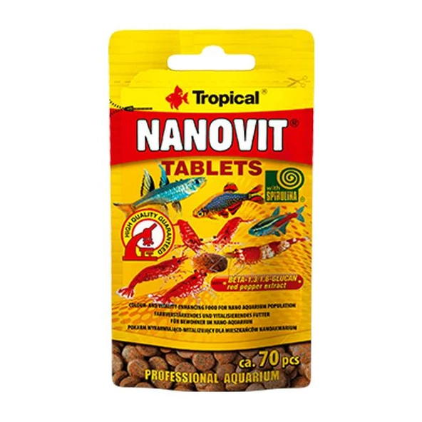 Tropical Nanovit Tablets 10gr ürün görseli