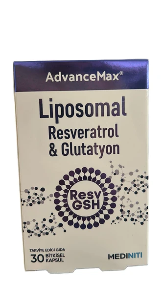 Advancemax Lipozomal Resveratrol Glutatyon 30 Kapsül 8684375607570