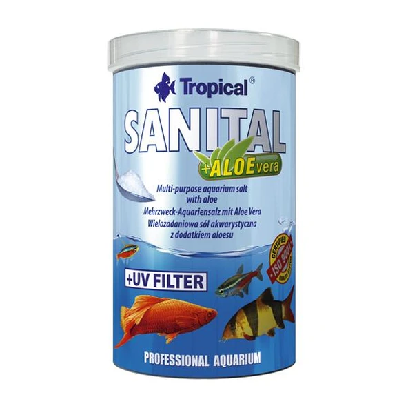 Tropical Sanital +Alovera 100gr Kovadan Bölme Akvaryum Tuzu - 2