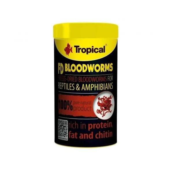 Tropical FD Bloodworms Kan Kurdu 250ml 17gr