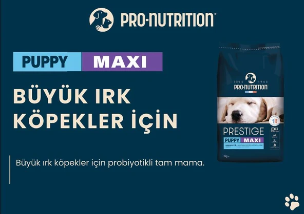 Pro Nutrition Prestige Puppy Maxi Büyük Irk Yavru Köpek Maması 3Kg - 3