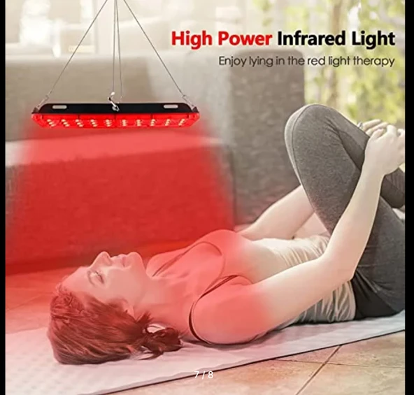 Ayarlanabilir Stand Kızılötesi Işık Cihazı 660nm ve 850nm Kızılötesi Işık Vücut Ağrısı Giderici Cilt Bakımı Kırmızı Işık Terapi Cihazı - 6