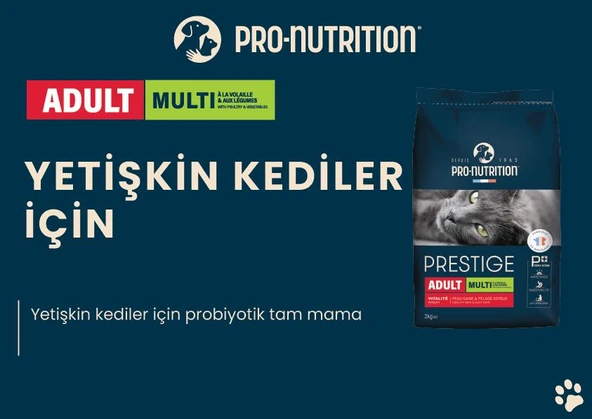 Pro Nutrition Prestige Adult Yetişkin Tavuklu ve Sebzeli Kedi Maması 10Kg - 5