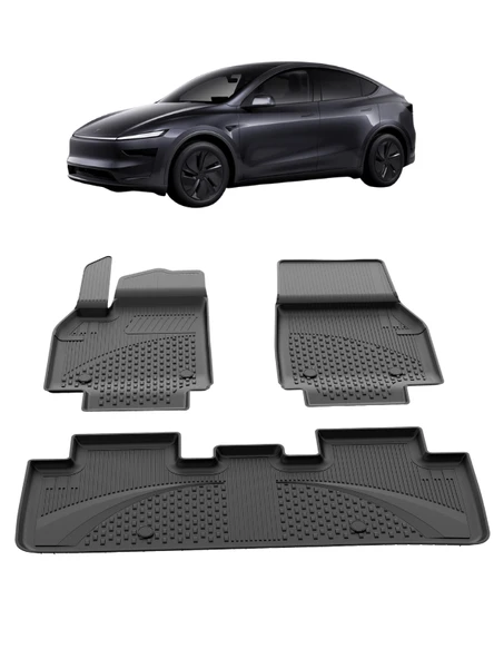 Tesla Model Y Juniper 2025+ Uyumlu SAHLER 4.5D PRO Premium Oto Havuzlu Paspas - Model Y Juniper 2025+ - 2