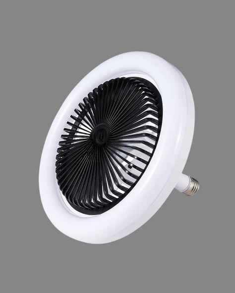 Hzr Fanlı Uzaktan Kumandalı Led Ampul E27 30w