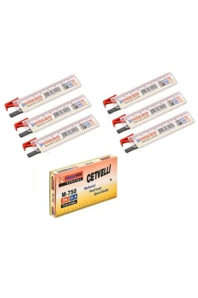 Mikro Min Uç M-750 0.5 Mm Çetvelli 75 Mm Cm-05 - 6 Adet