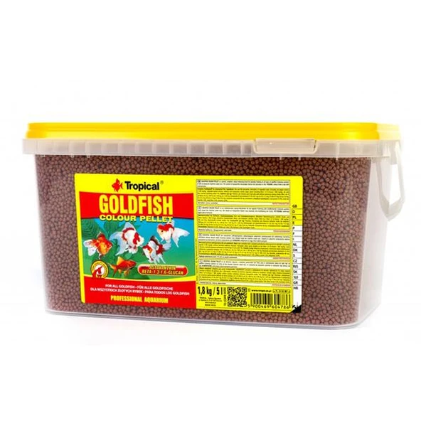 Tropical Goldfish Colour Pellet Kovadan Bölme 250gr - Resim 2