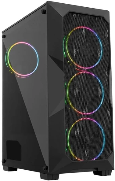GAMEFORCE COLD 4x120mm Rainbow Fanlı Oyuncu Kasası