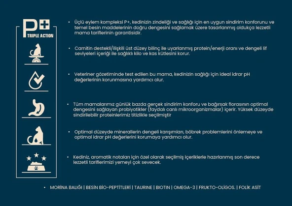 Pro Nutrition Prestige Adult Sterilised Yetişkin Kısırlaştırılmış Somonlu ve Morina Balıklı Kedi Maması 10Kg - 3