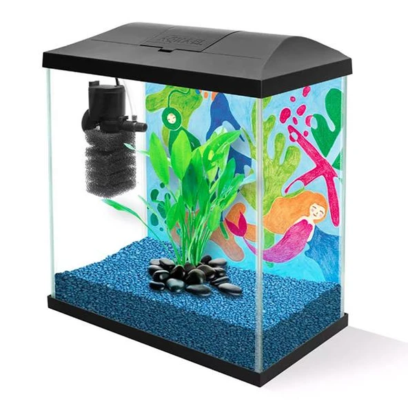Aquael Aquarium Set Leddy Mini 30 Siyah - 2