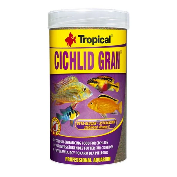 Tropical Cichlid Gran 1000ml 550gr ürün görseli